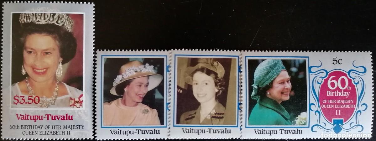 Sellos: VAITUPU - TUVALU 1986 - ISABEL II . - Foto 1