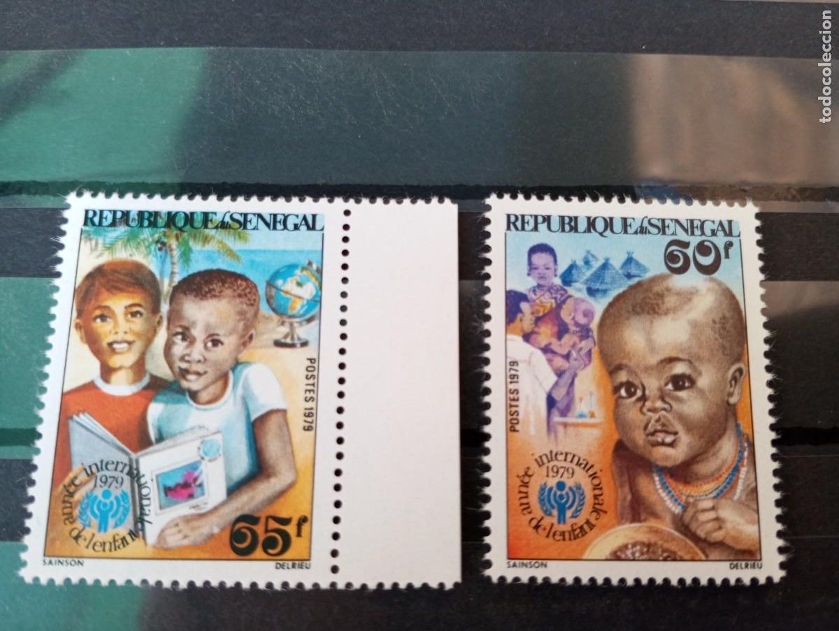 Sellos: A&Ntilde;O DE LA INFANCIA, SELLOS DE SENEGAL - Foto 1