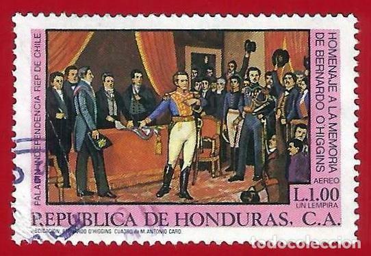 Sellos: HONDURAS. 1981. HOMENAJE A BERNARDO OHIGGINS - Foto 1
