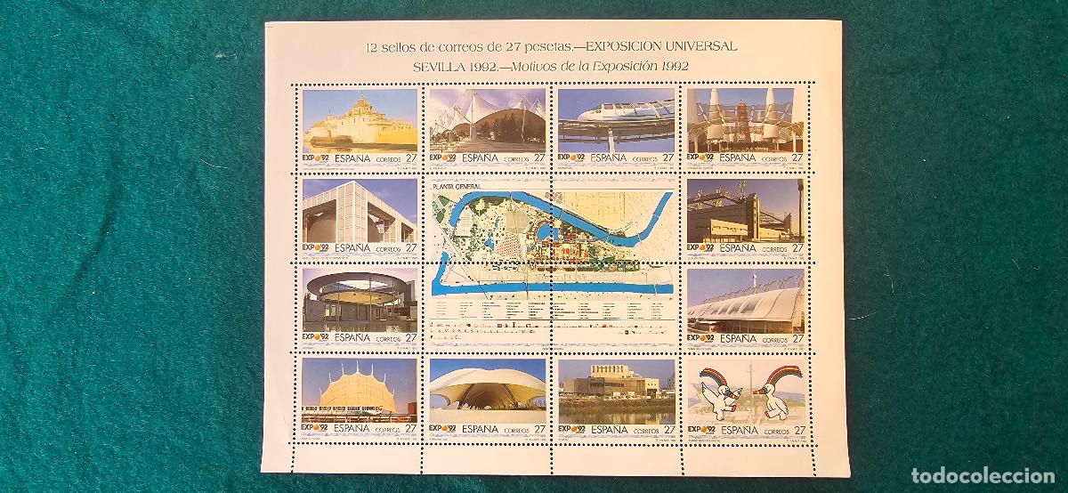 Sellos: 12 SELLOS EXPOSICION UNIVERSAL SEVILLA 1992 - Foto 1