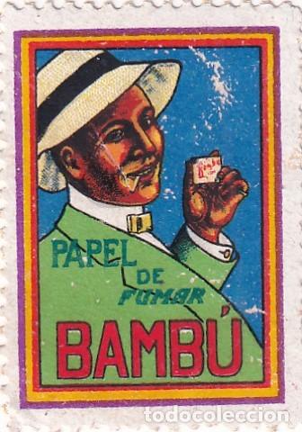 Sellos: ALCOY - VI&Ntilde;ETA - PAPEL DE FUMAR BAMBU - Foto 1