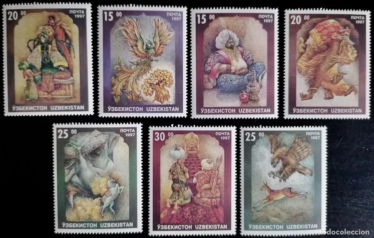 Sellos: UZBEKIST&Aacute;N 1997 - CUENTOS . - Foto 1