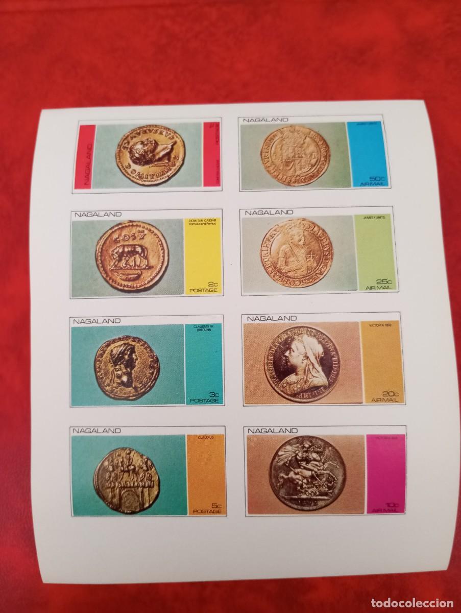 Sellos: NUMISM&Aacute;TICA, HB DE NAGALAND SIN DENTAR - Foto 1
