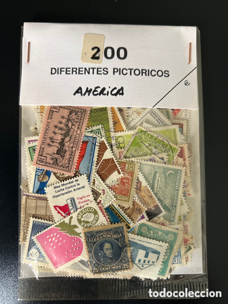 Stamps: SOBRE 200 SELLOS AMERICA