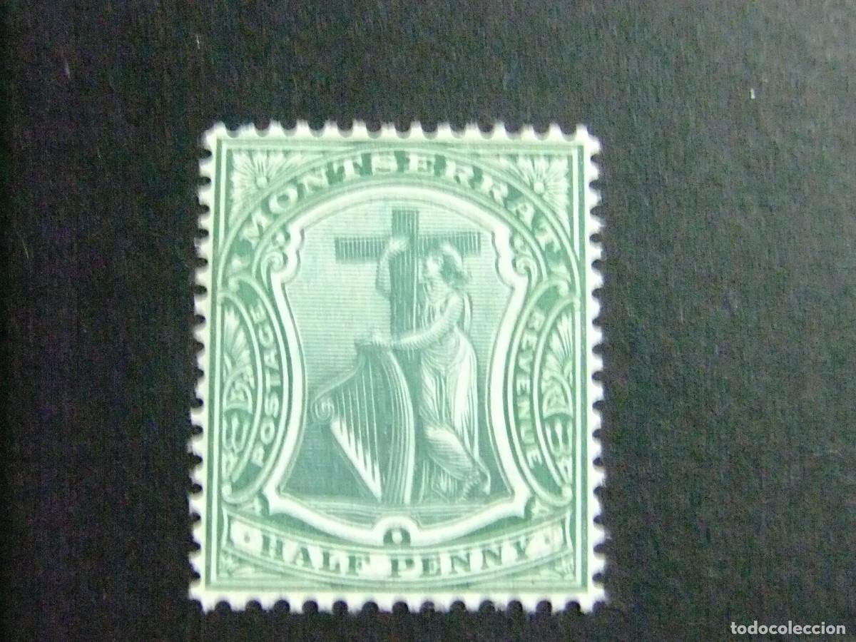 Stamps: 44 MONTSERRAT colonia britanica 1908 / SIMBOLO de la COLONIA / YVERT 31 A MNH CA mul.