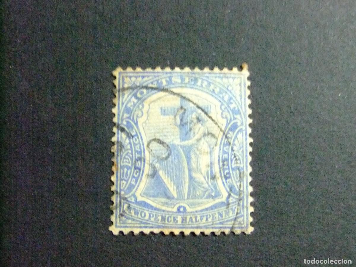 Stamps: 44 MONTSERRAT colonia britanica 1908 / SIMBOLO de la COLONIA / YVERT 25 FU CA mul.