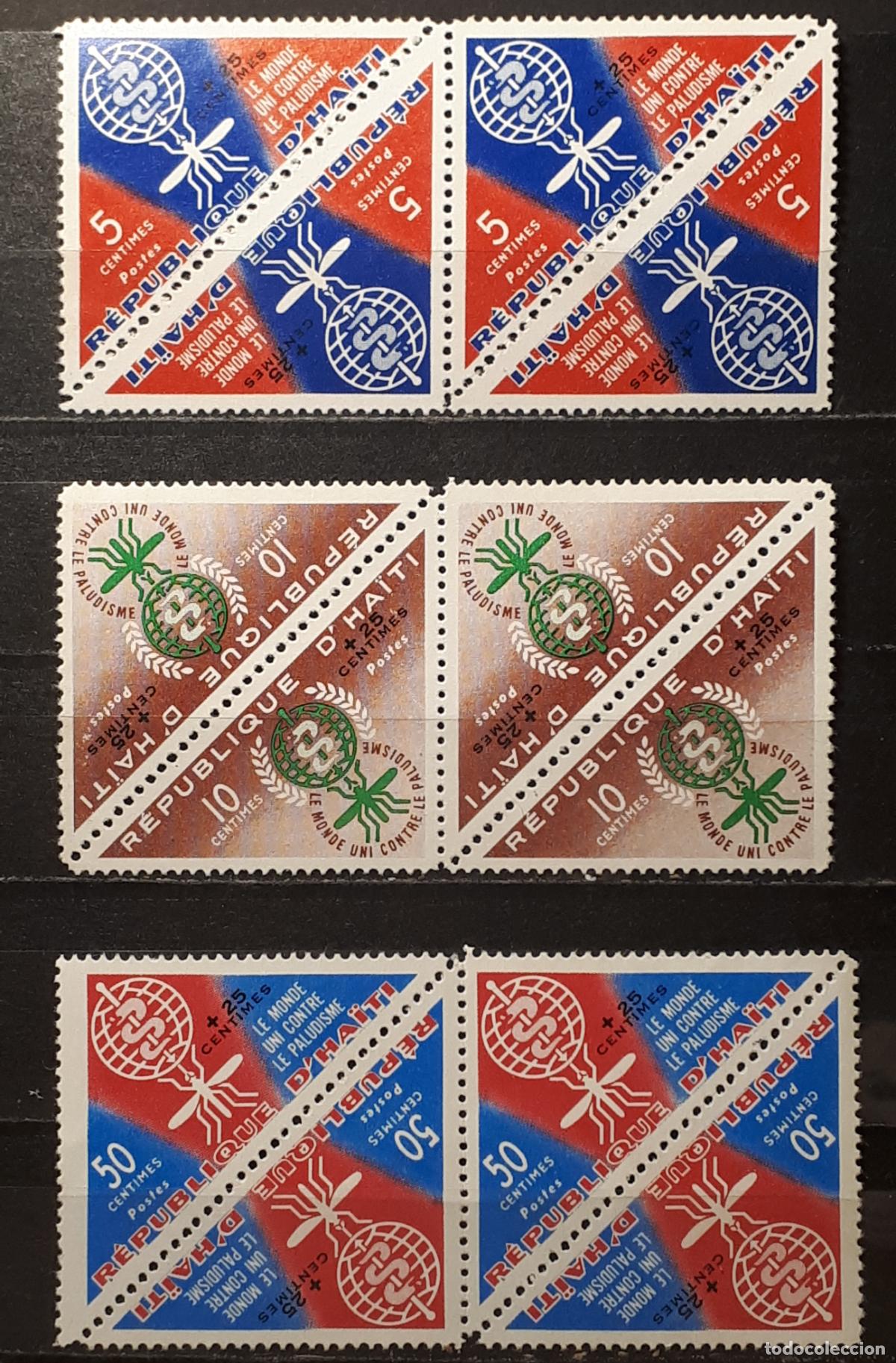 Sellos: HAIT&Iacute; . A&ntilde;o 1962 (*) YVERT 490/2 - Foto 1