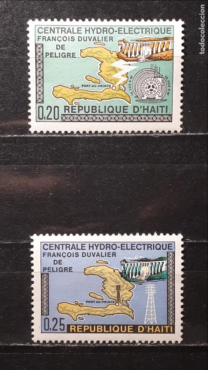 Sellos: HAIT&Iacute; . A&ntilde;o 1970 (*). YVERT 671/2 - Foto 1