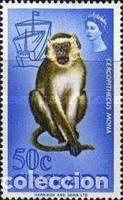 Sellos: GRENADA 1968 - FAUNA - MONO - YVERT 293** - Foto 1