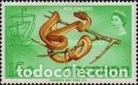 Sellos: GRENADA 1968 - FAUNA - SERPPIENTE - YVERT 290** - Foto 1
