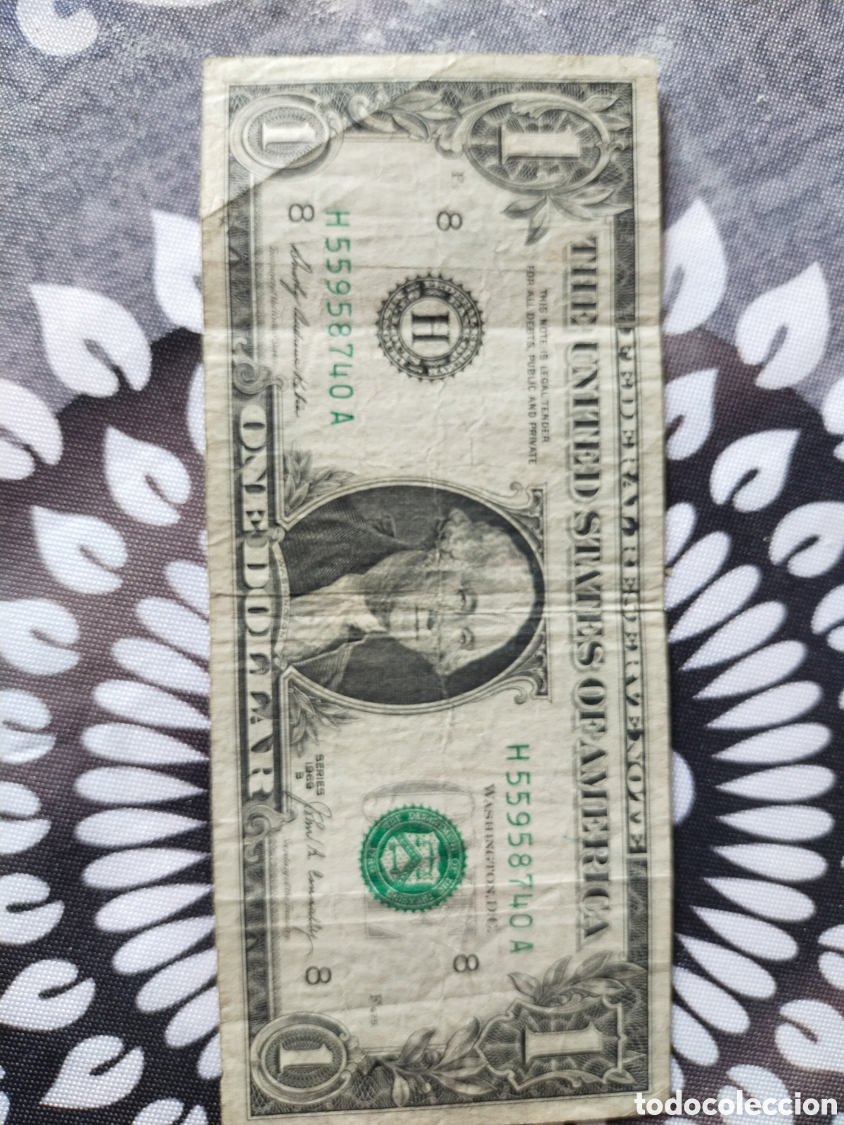 Sellos: 1 dolar muy raro de colecci&oacute;n - Foto 1