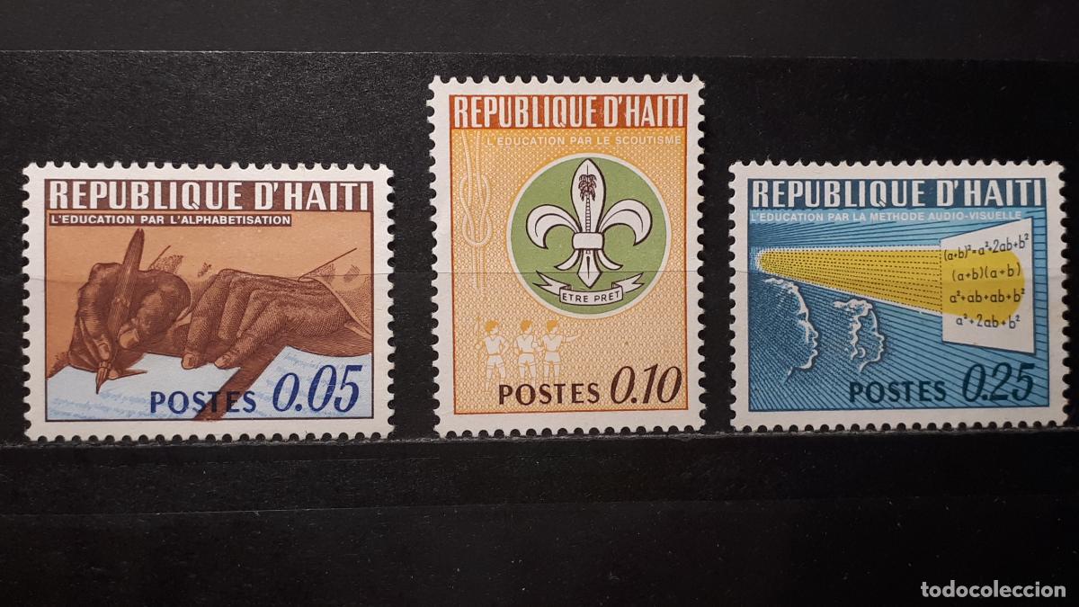 Sellos: HAIT&Iacute; . A&ntilde;o 1967 (*). YVERT 588/90 - Foto 1