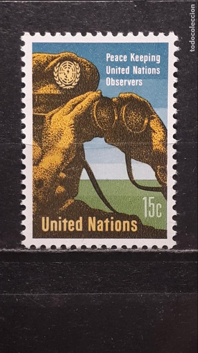 Sellos: NACIONES UNIDAS **. A&Ntilde;O 1966. Yvert 155 - Foto 1