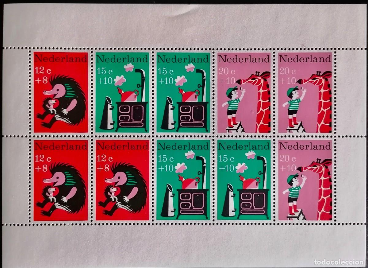 Sellos: PAISES BAJOS 1967 - HB INFANCIA . - Foto 1