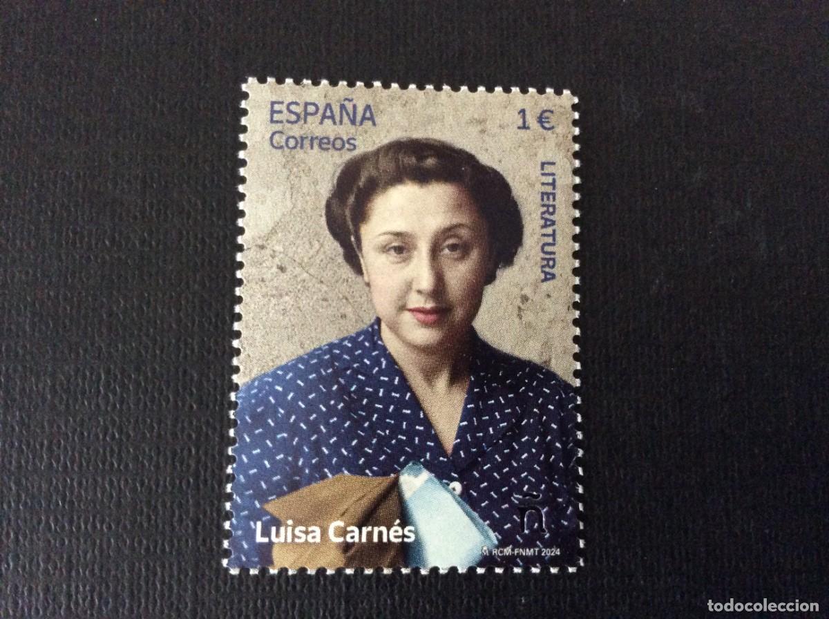 Sellos: ESCRITORES. ESPA&Ntilde;A A&Ntilde;O 2024. LUISA CARNES - Foto 1