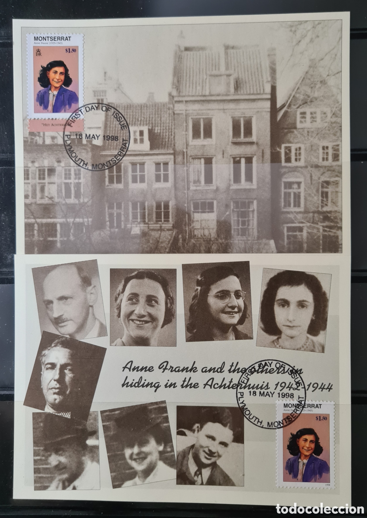 Sellos: Sellos de Montserrat, Ana Frank - Foto 4