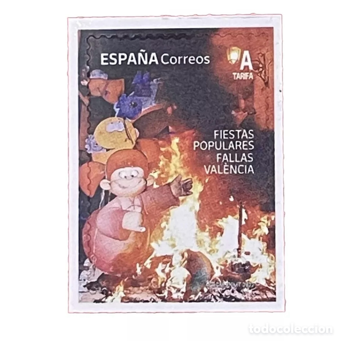 Sellos: Sello Espa&ntilde;a Fallas 2022 Tarifa A - Foto 1
