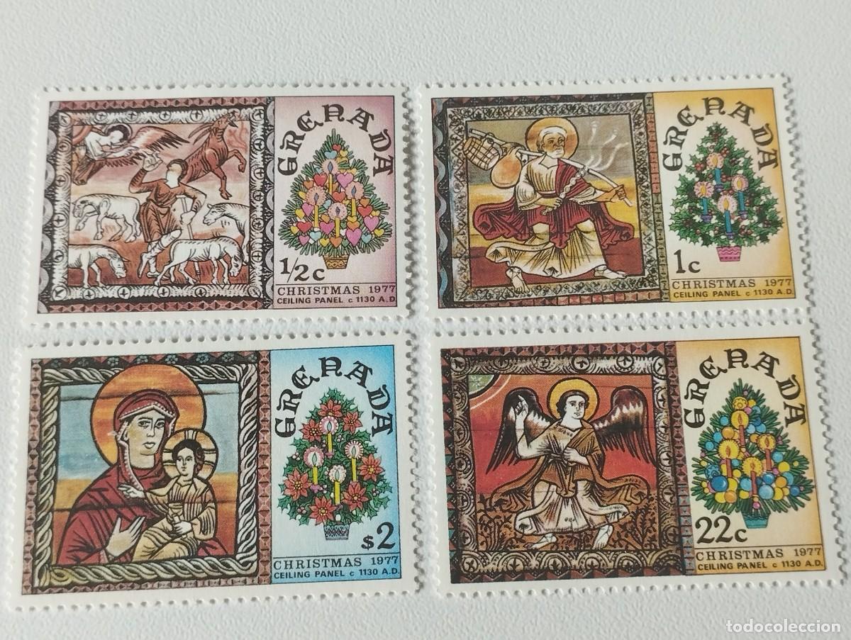 Sellos: SELLOS GRANADA NAVIDAD 1977 - Foto 1