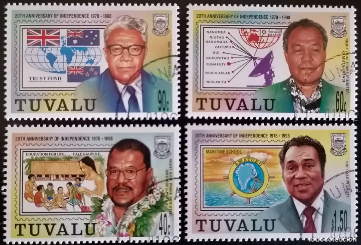 Sellos: TUVALU 1998 - ANIVERSARIO DE LA INDEPENDENCIA =