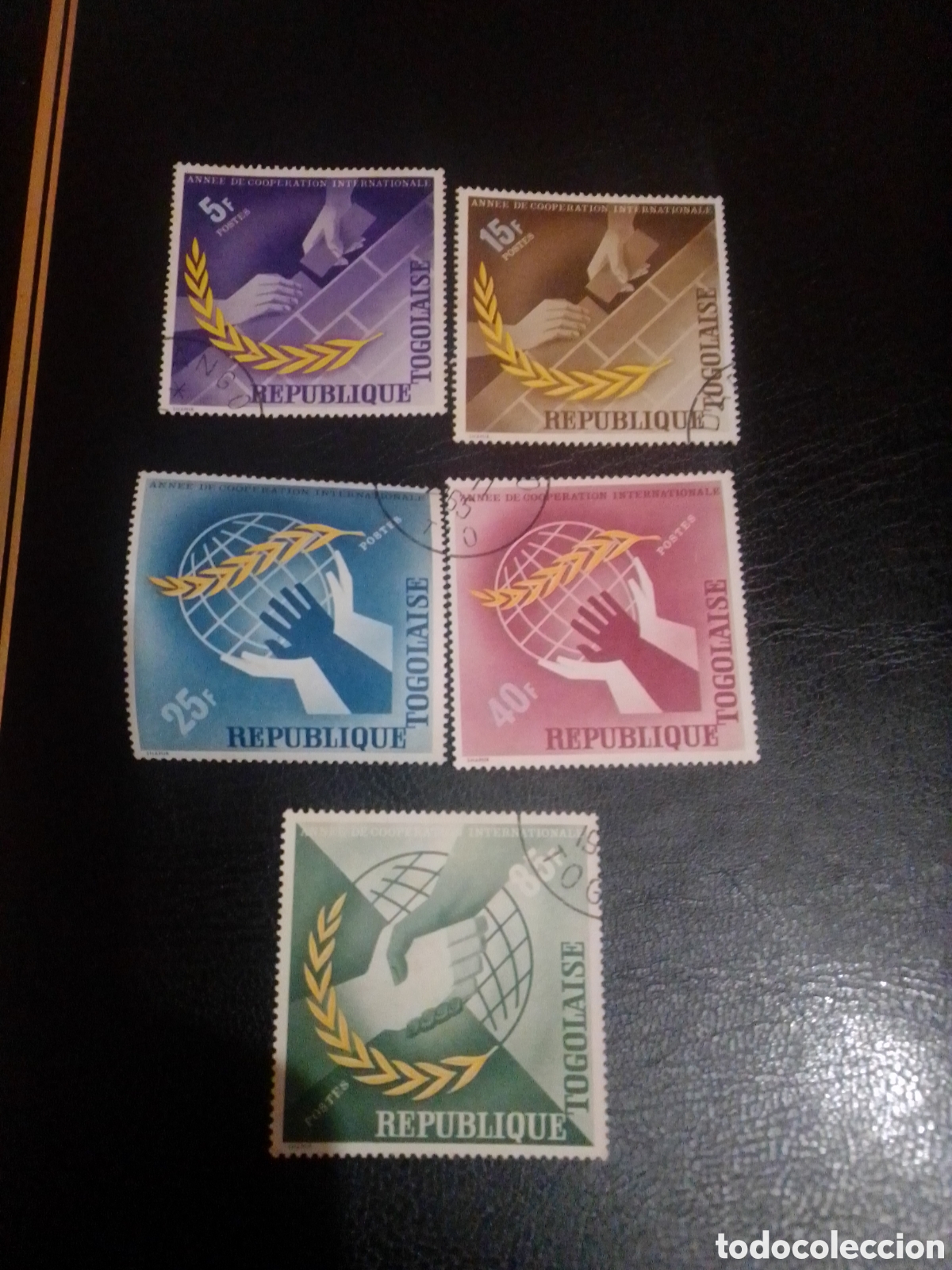 Sellos: 1965 A&ntilde;o de la Cooperaci&oacute;n Internacional Togo - Foto 1