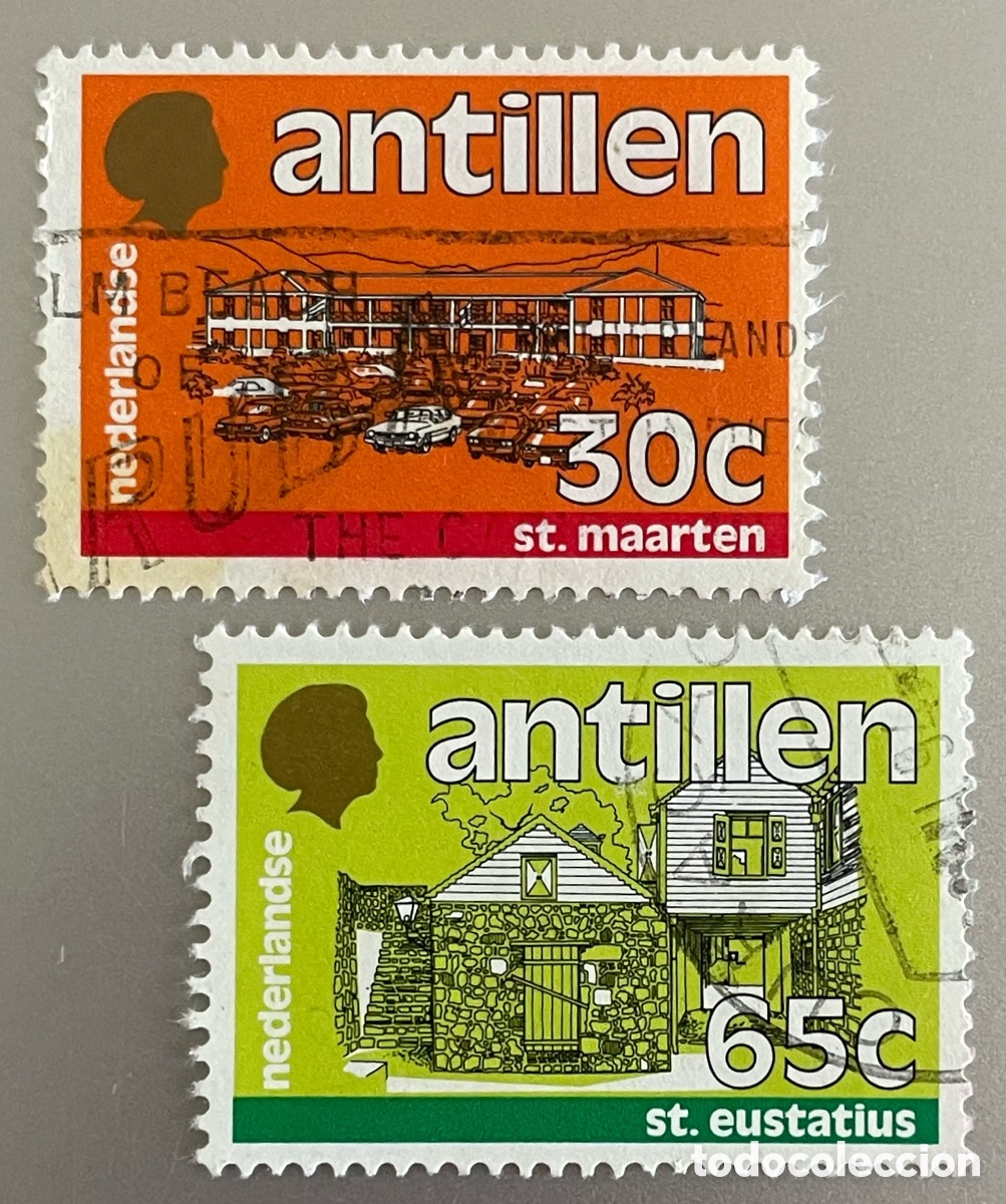 Sellos: Antillas Holandesas. Edificios. 1983 - Foto 1