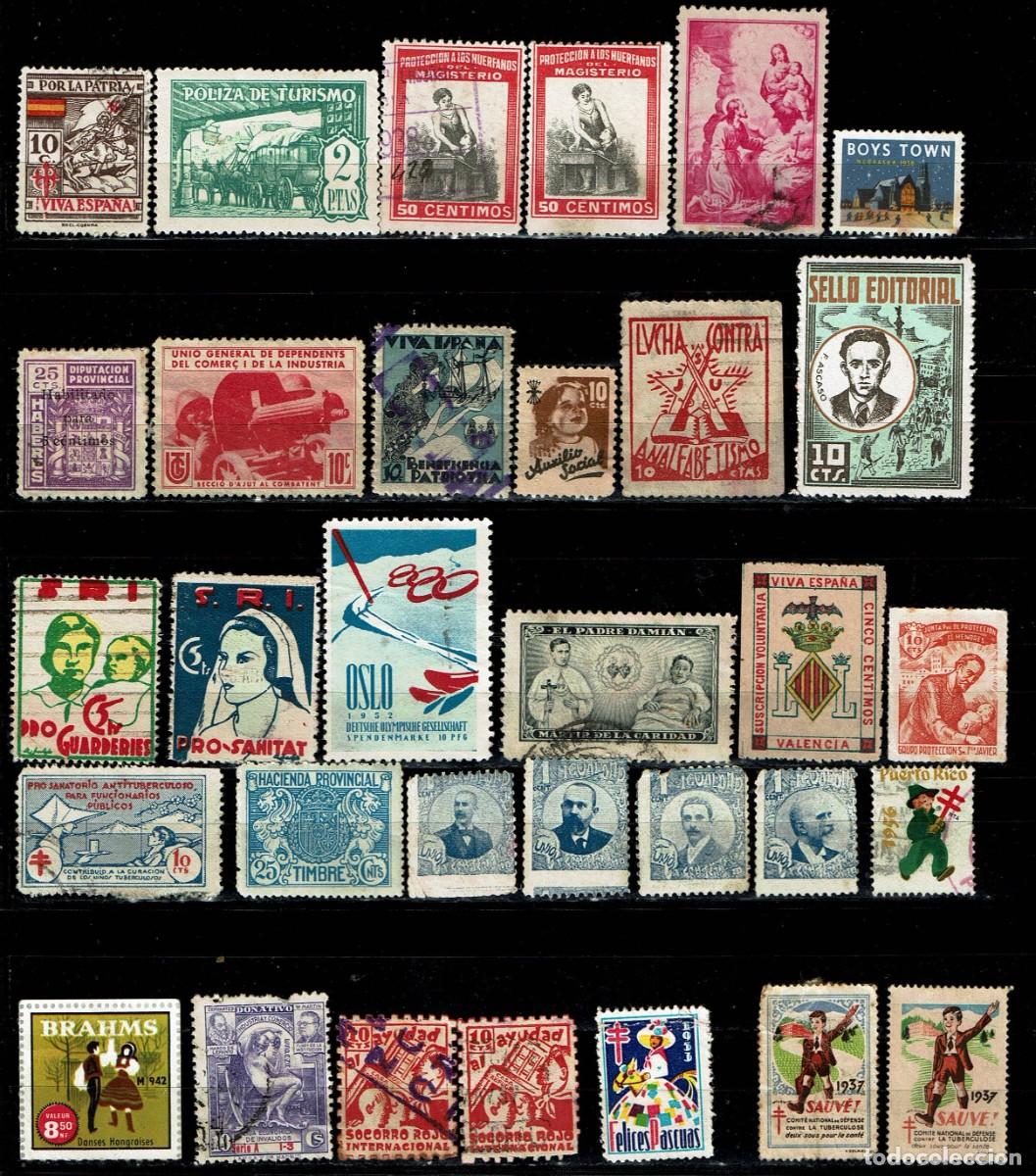 Sellos: SELECCION 32 VI&Ntilde;ETAS Y PATRIOTICOS - Foto 1