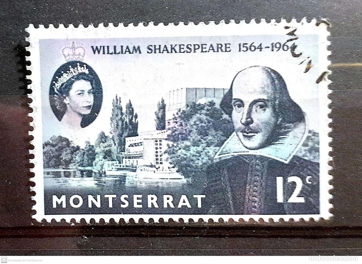 Sellos: MONTSERRAT n&deg; 155&deg; Cuarto centenario del nacimiento de Shakespeare - Foto 1