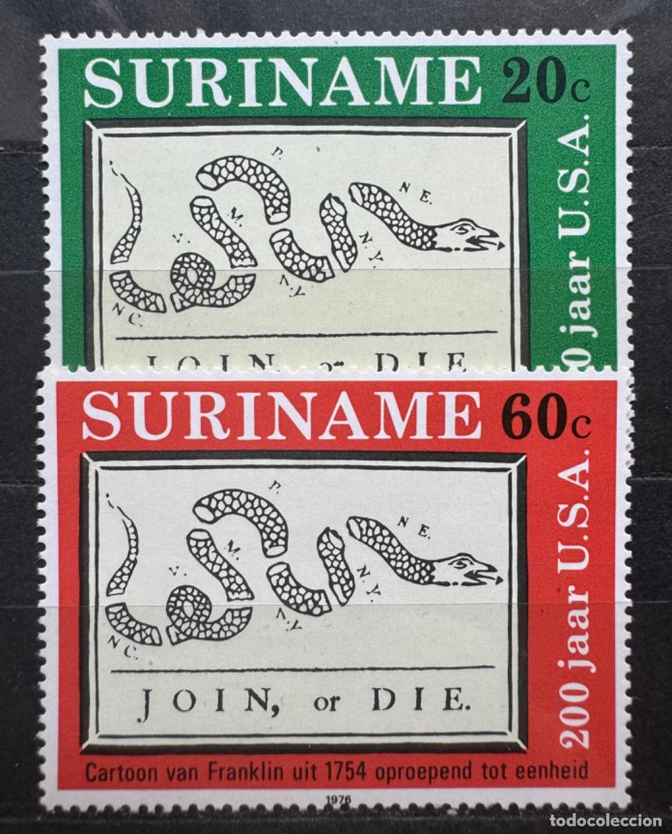 Sellos: Suriname 1976 Yvert 740/741 nuevos - Foto 1