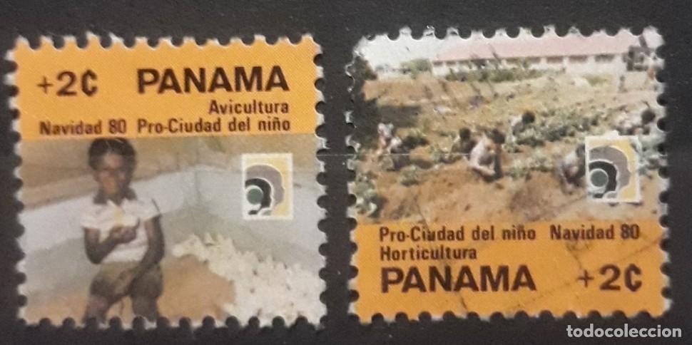 Sellos: PANAMA 1980 NAVIDAD. USADO - Foto 1