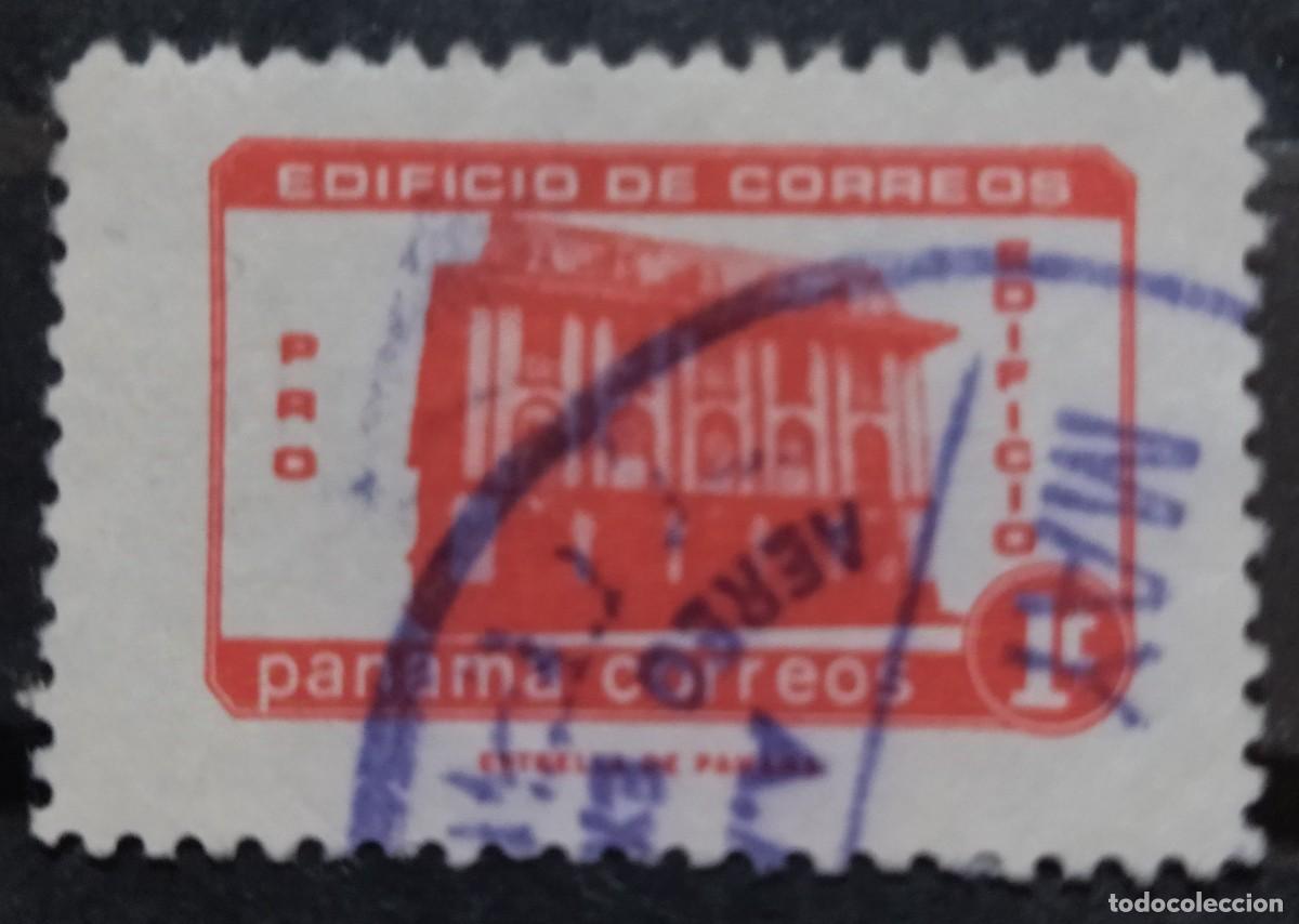 Sellos: PANAMA 1975 Sello de impuestos Obligatorio - Edificio de Correos. USADO. - Foto 1