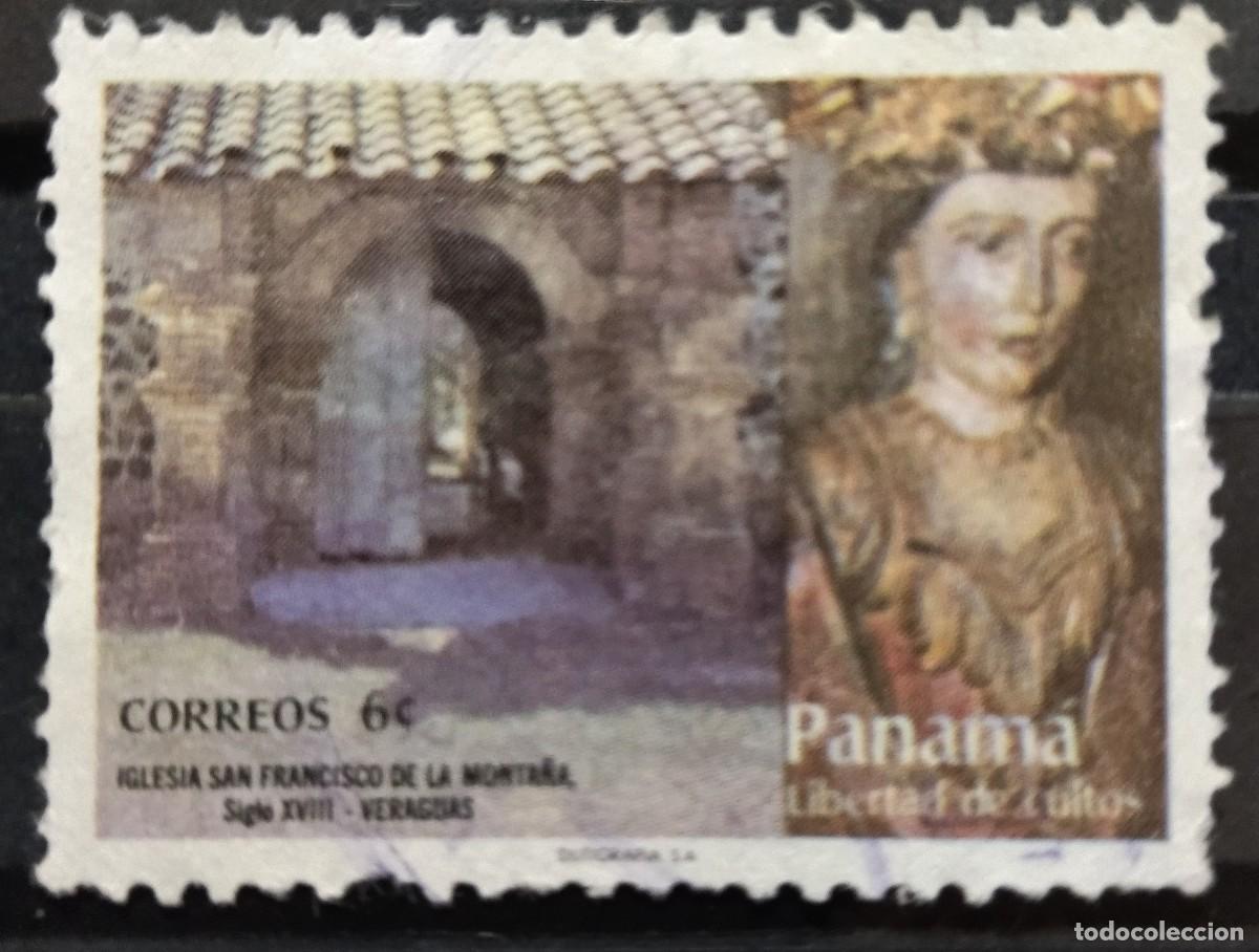 Sellos: PANAMA 1983 Libertad de culto. USADO. - Foto 1