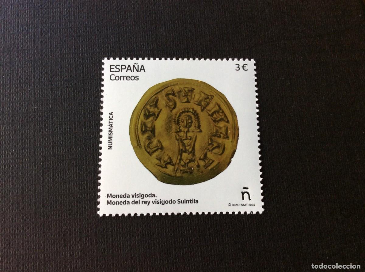 Sellos: NUMISMATICA. ESPA&Ntilde;A A&Ntilde;O 2024 MONEDA VISIGODA - Foto 1