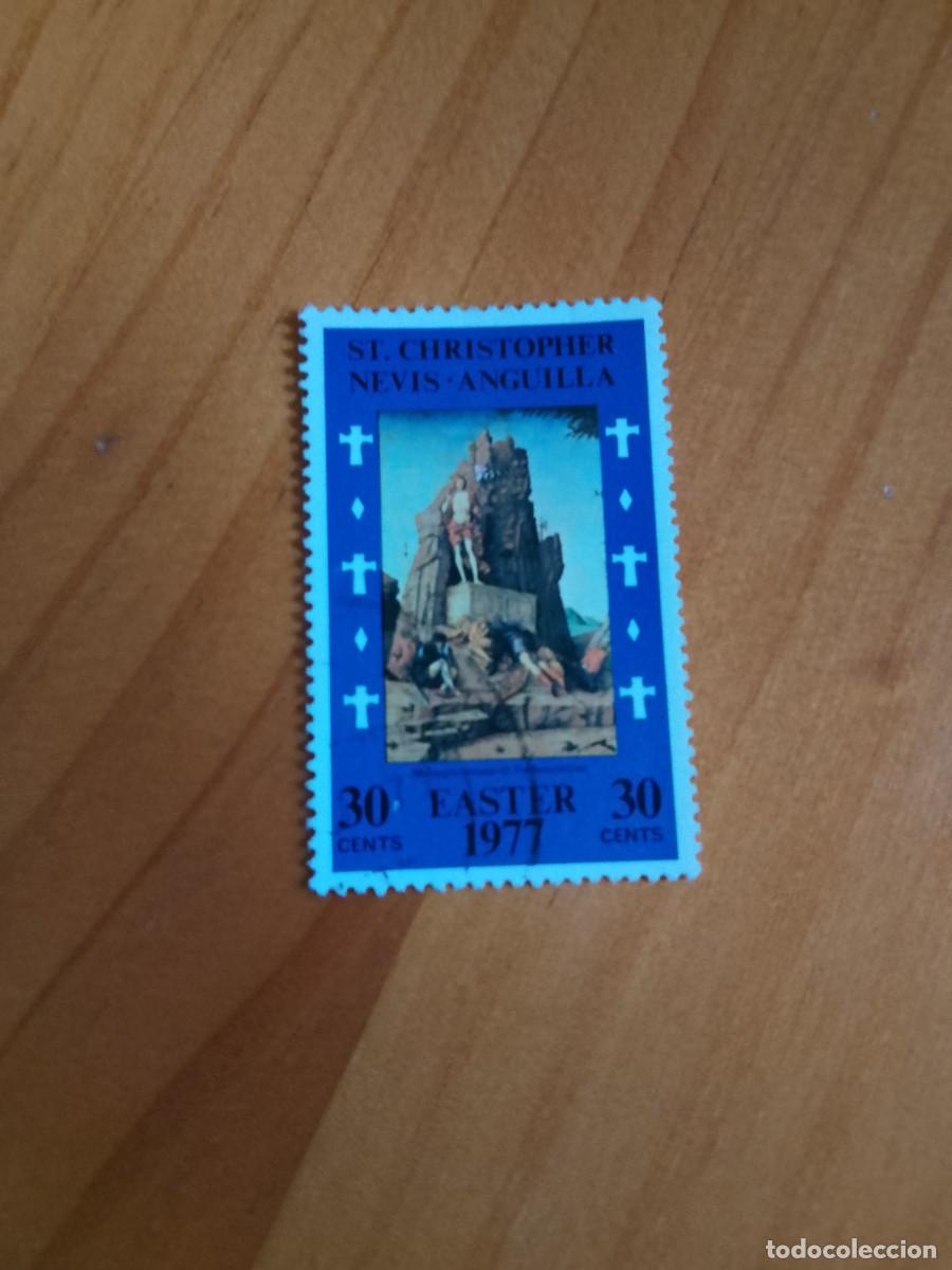 Sellos: ANGUILLA - V/F 30 CENTS - EASTER 1977 - Foto 1