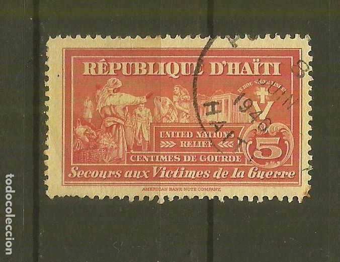 Sellos: HAITI BENEFICENCIA YVERT NUM. 5 USADO - Foto 1