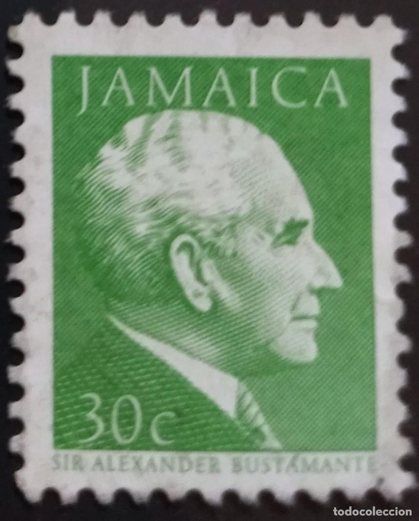 Sellos: JAMAICA 1987 Presidente Manley. USADO. - Foto 1