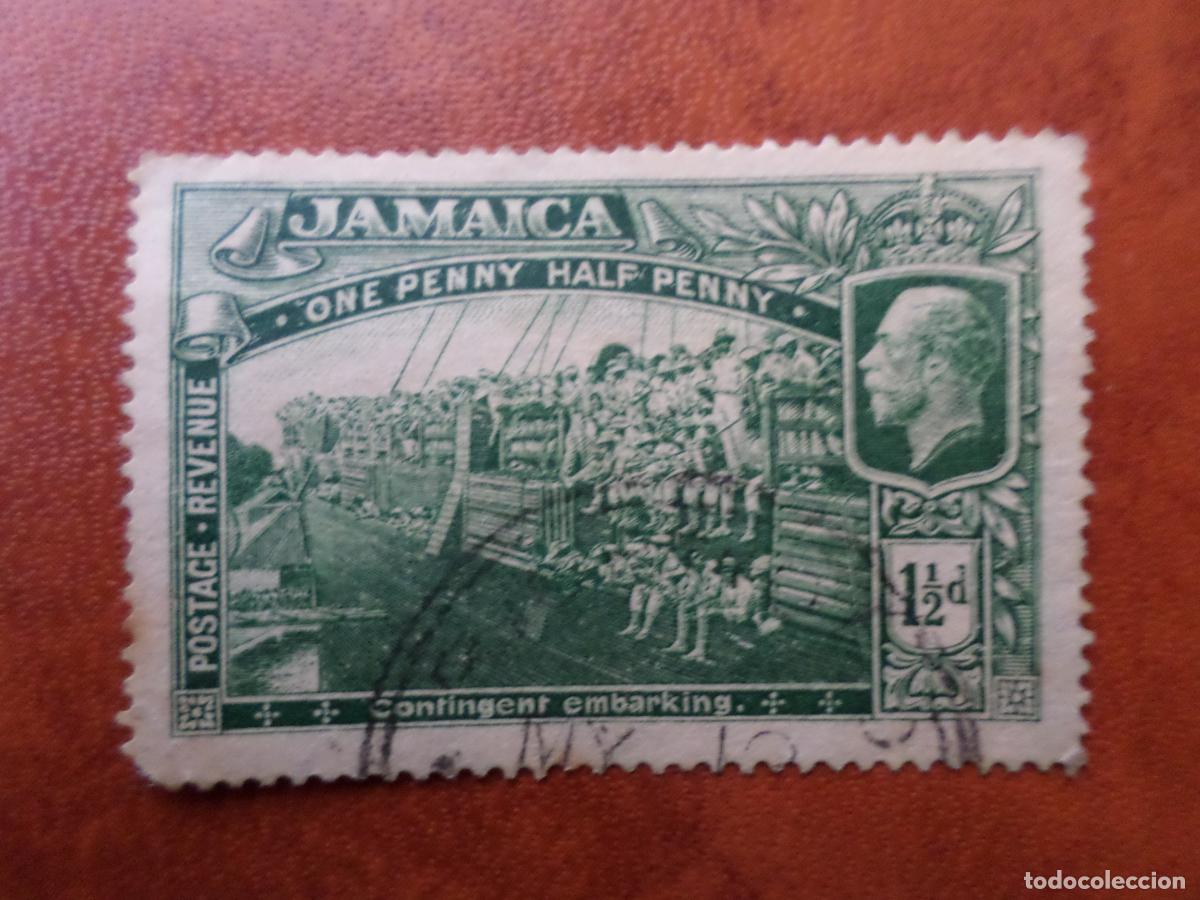 Sellos: jamaica, 1919, tropas embarcando, Yvert 78 - Foto 1