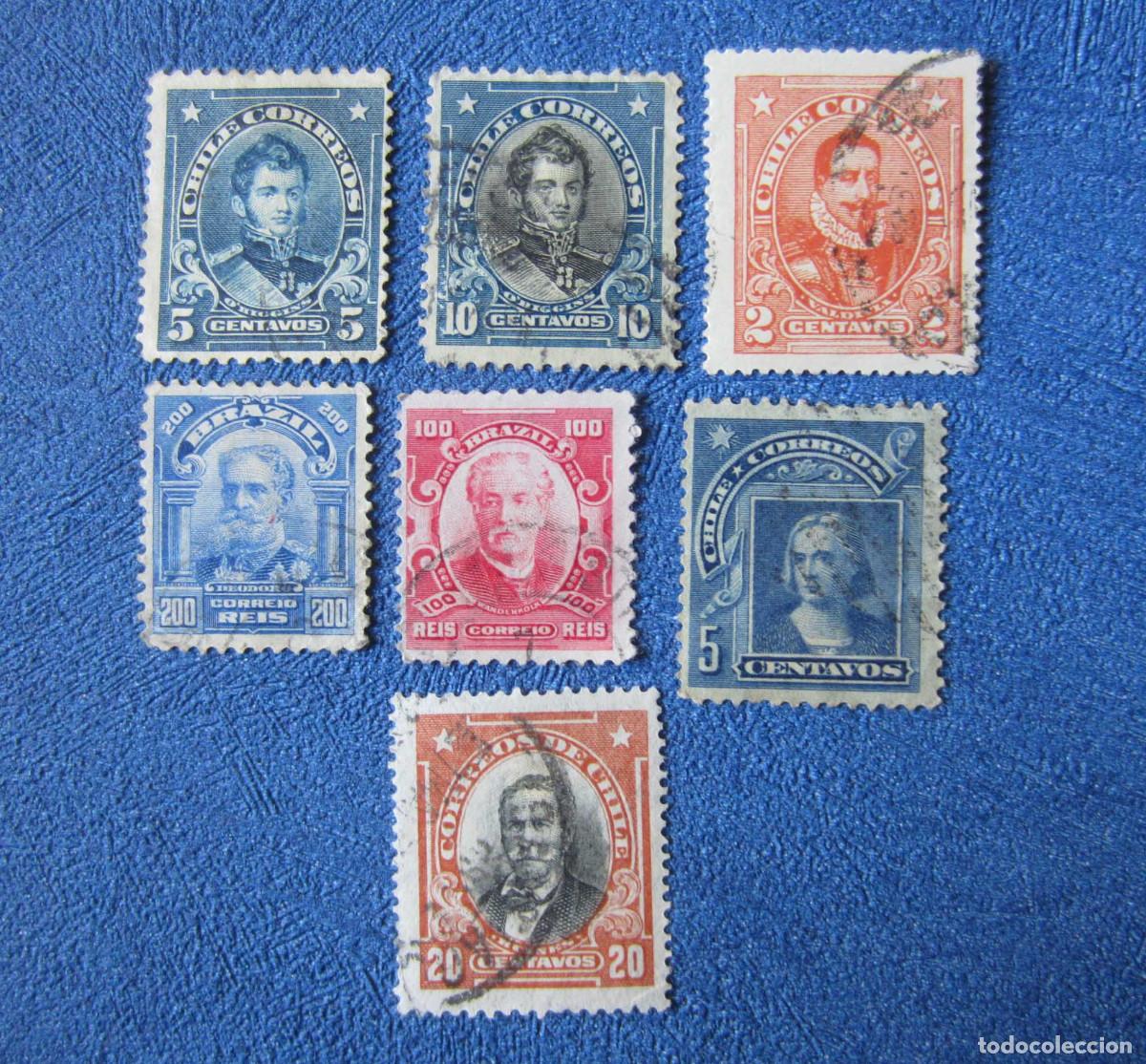 Sellos: SELLO ANTIGUO SELLOS BRASIL Y CHILE - Foto 1