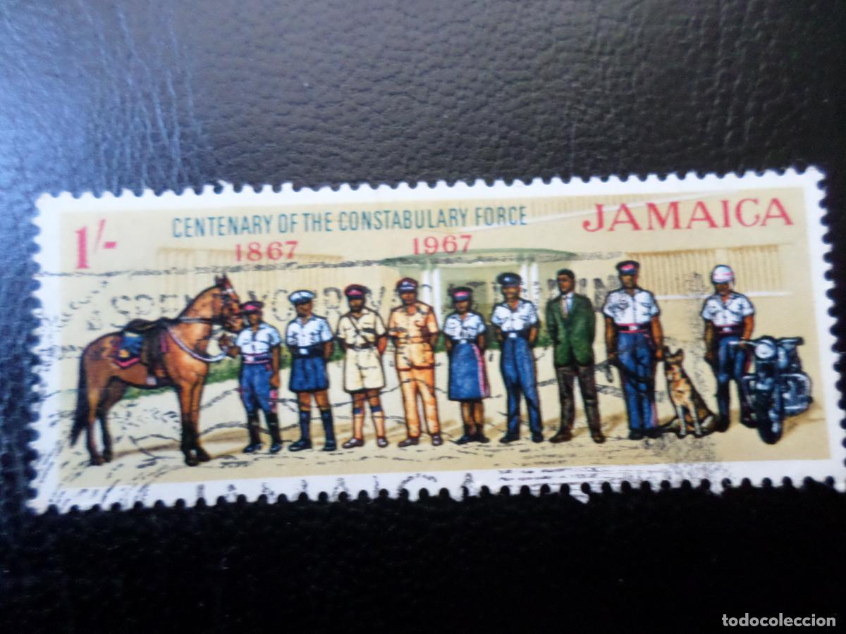 Sellos: :jamaica, 1967, centenario de la policia, Yvert 271 - Foto 1