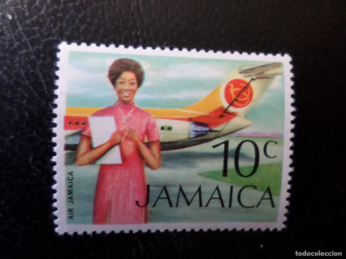Sellos: :jamaica, 1972, azafata, Yvert 361 - Foto 1