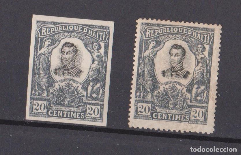Sellos: HAITI 1903 dentado y sin dentar - Foto 1