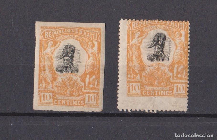 Sellos: HAITI 1904 dentado y sin dentar - Foto 1