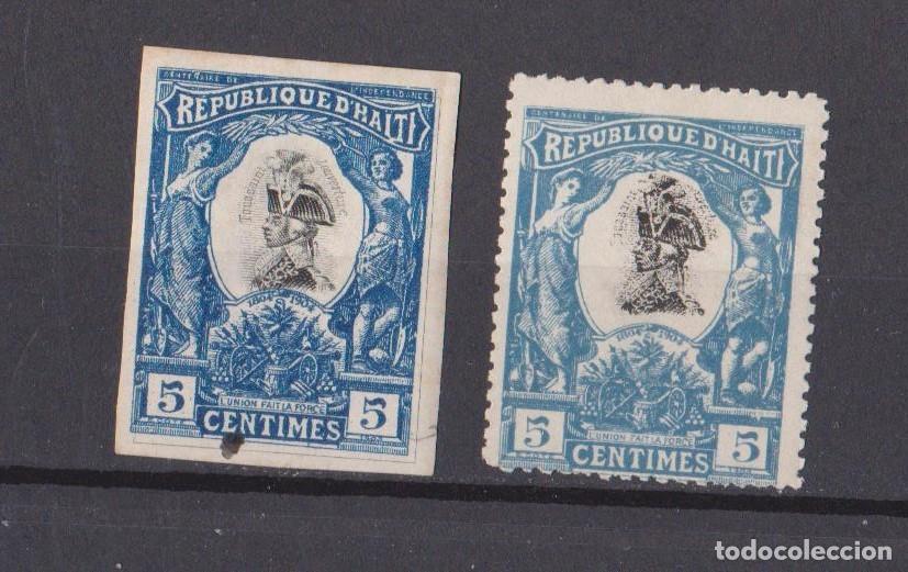 Sellos: HAITI 1904 dentado y sin dentar - Foto 1