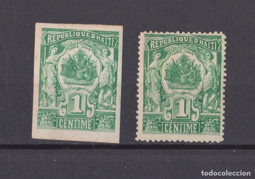 Sellos: HAITI 1904 dentado y sin dentar - Foto 1