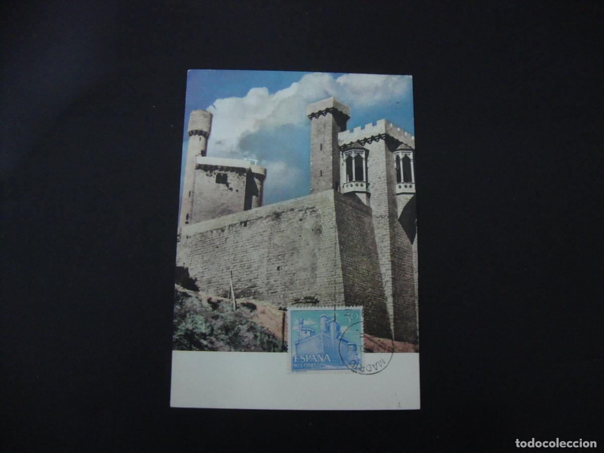 Sellos: TARJETA POSTAL PRIMER DIA CASTILLO DE OLITE - Foto 1