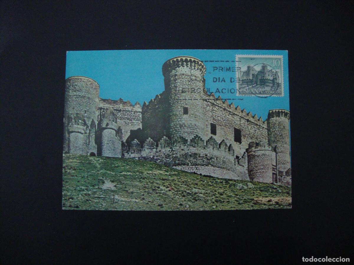 Sellos: TARJETA POSTAL PRIMER DIA CASTILLO DE BELMONTE - Foto 1