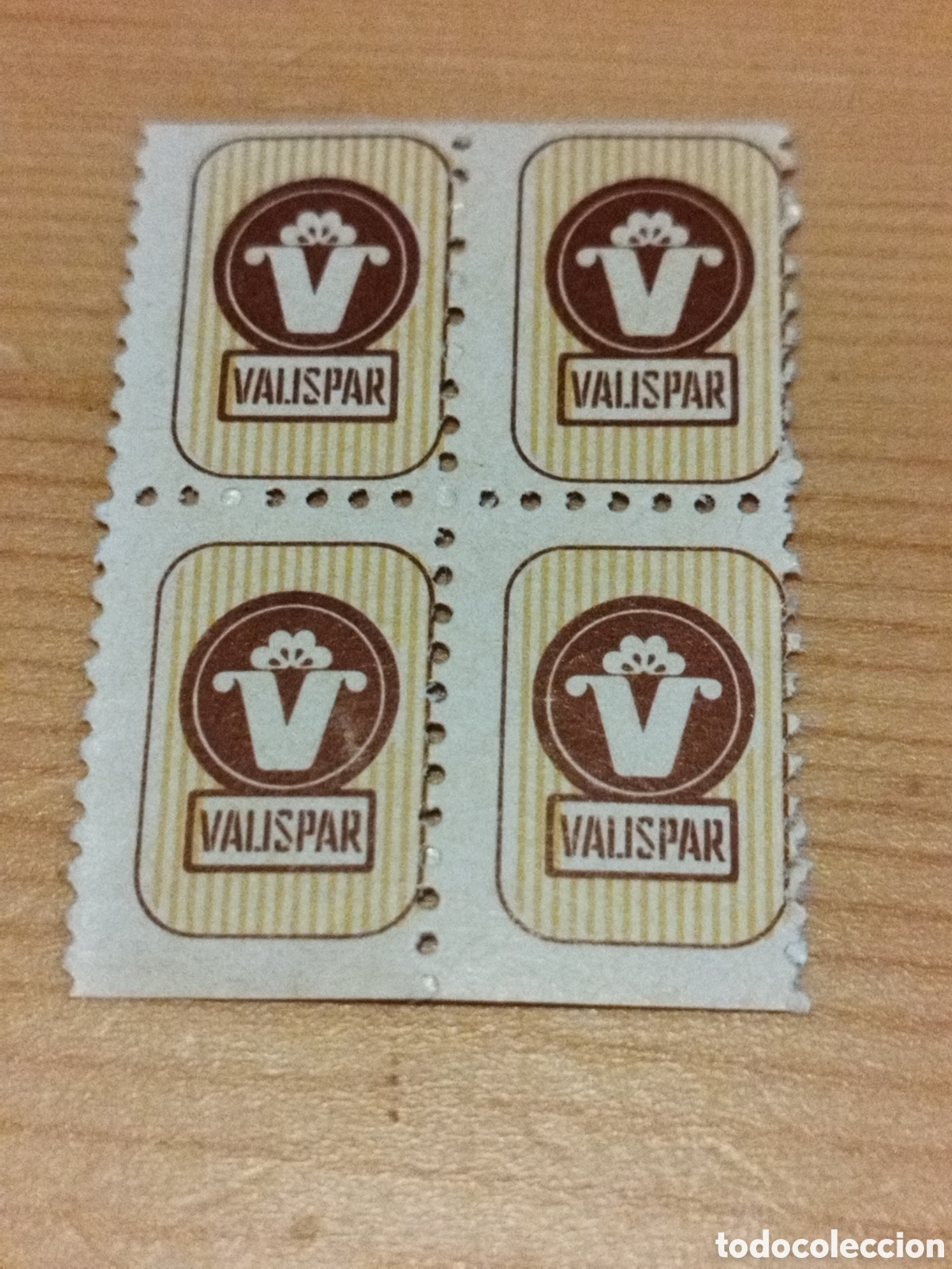 Sellos: Bloque de 4 sellos valispar - Foto 1