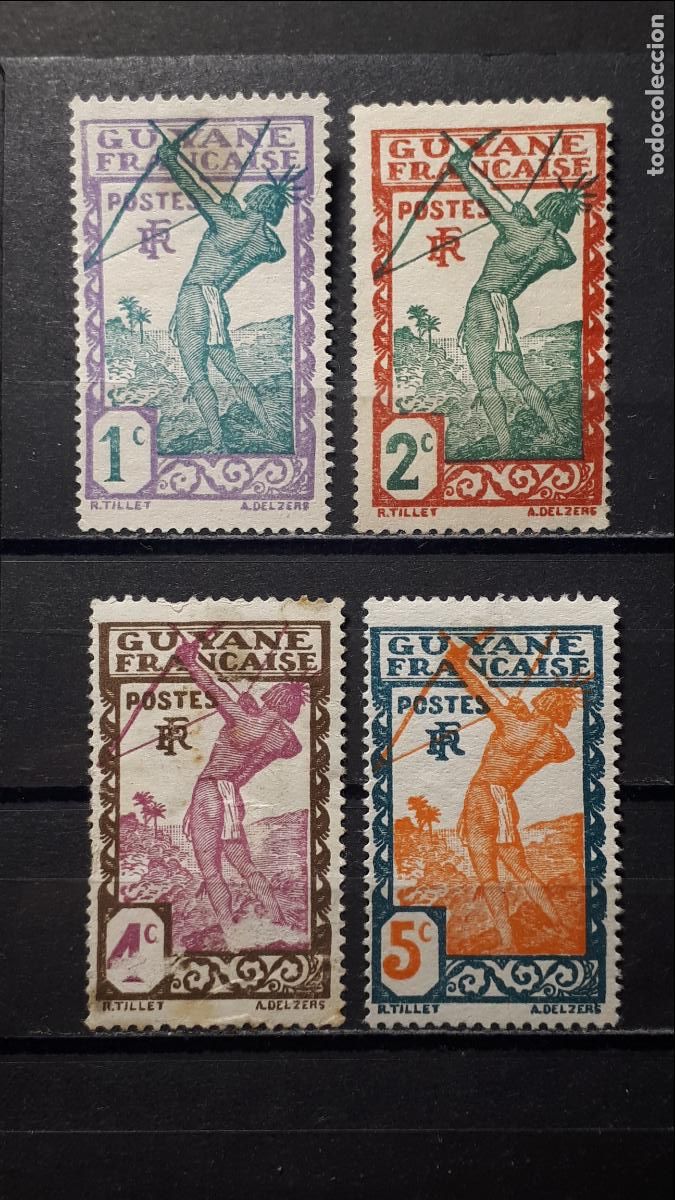 Sellos: GUYANA. A&Ntilde;O 1929. (*). YVERT 109/12 - Foto 1
