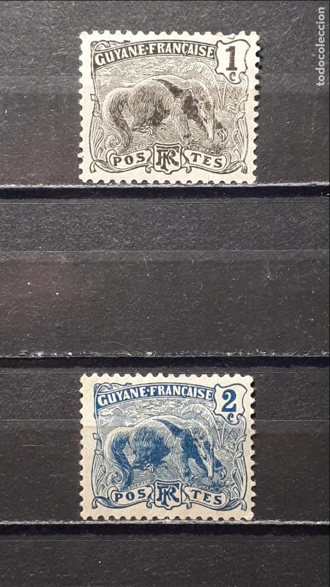 Sellos: GUYANA. A&Ntilde;O 1904. *. YVERT 49/50 - Foto 1