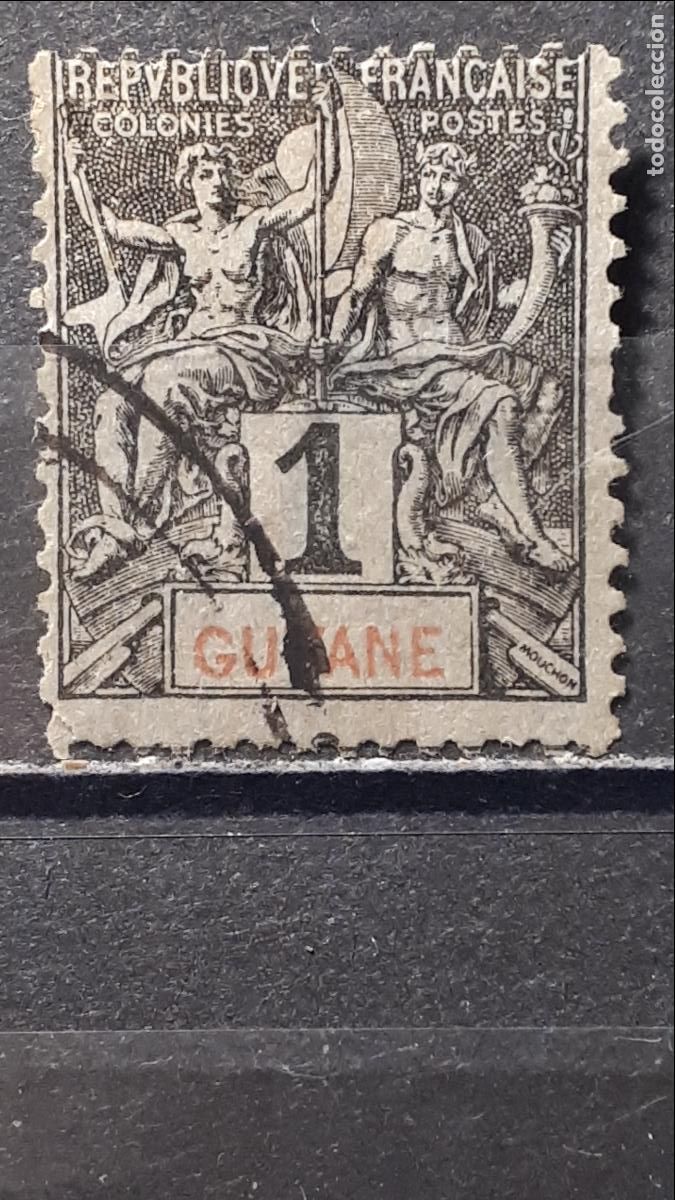 Sellos: GUYANA. A&Ntilde;O 1892. &deg;. YVERT 30 - Foto 1