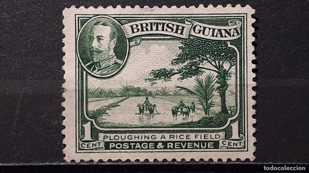 Sellos: GUYANA BRIT&Aacute;NICA. A&Ntilde;O 1934. (*). YVERT 142 - Foto 1